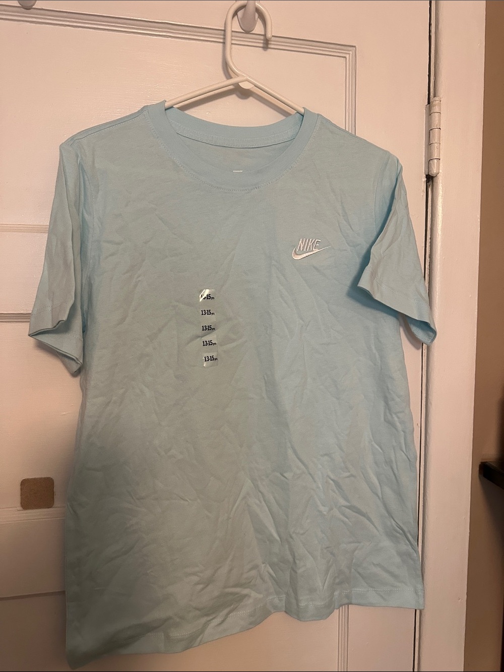 Nike Light Blue Short Sleeve Logo Tee